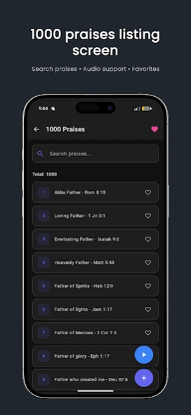 1000 Praises & Worship Songs  Screenshot
