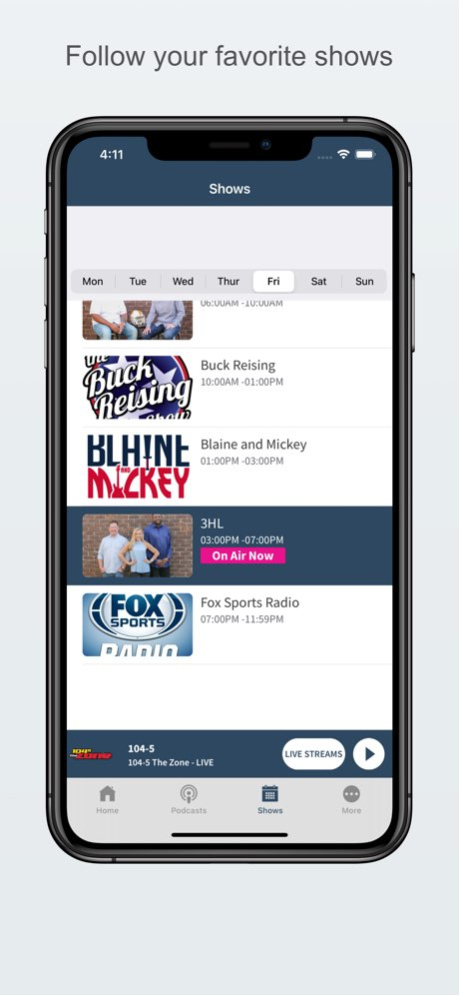 104-5 The Zone 9.24.0 Screenshot