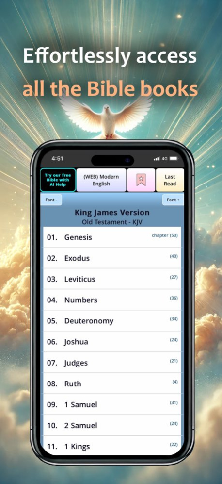 KJV King James Bible PRO 1.5.4 Screenshot