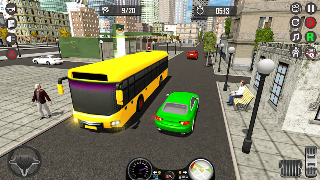 Bus games 3d Bus driving game 1.0 Screenshot