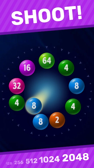2048 Balls Merge Game 1.7f Screenshot