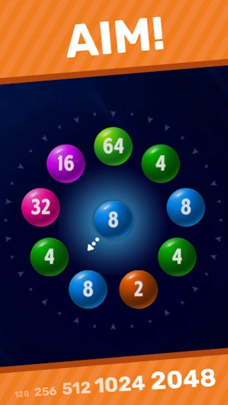 2048 Balls Merge Game 1.7f Screenshot