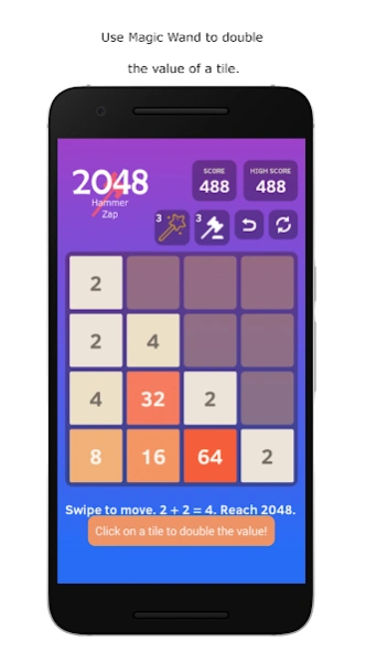 2048: Hammer Zap 2.1.6 Screenshot