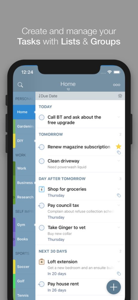 2Do - Todo List, Tasks & Notes 3.90 Screenshot