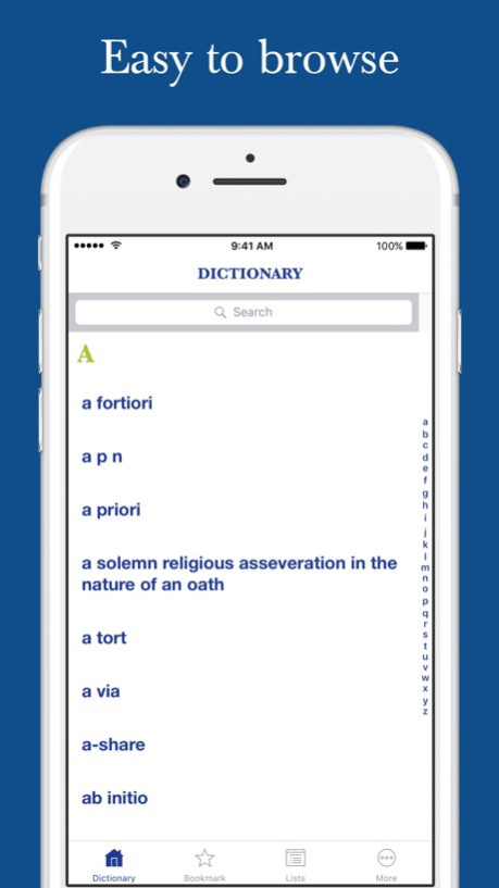 2nd edition of Black's Law 1.2 Screenshot