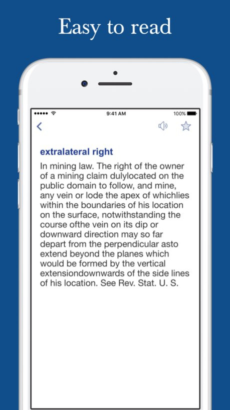 2nd edition of Black's Law 1.2 Screenshot