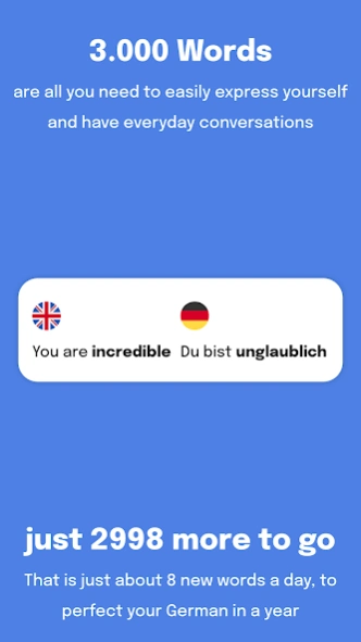 3000 Most Common German Words 1.1.52 Screenshot