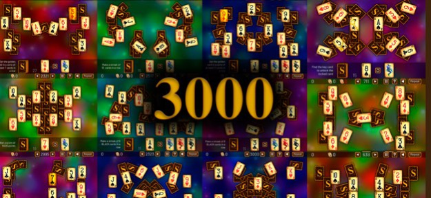 3000 TriPeaks Solitaire Games 1.3.2 Screenshot