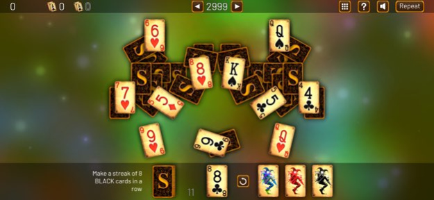 3000 TriPeaks Solitaire Games 1.3.2 Screenshot
