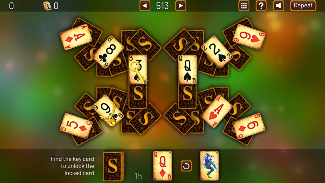 3000 TriPeaks Solitaire Games 1.5.7 Screenshot