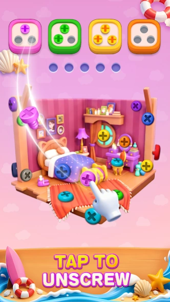 3D Screw Out: Bolt Sort Master 1.2.0 Screenshot
