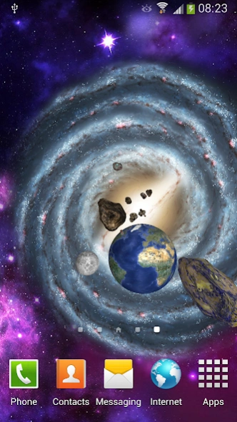 3D Space Live Wallpaper 1.1.12 Screenshot
