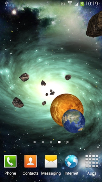 3D Space Live Wallpaper 1.1.12 Screenshot