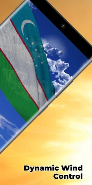 Uzbekistan Flag Live Wallpaper  Screenshot