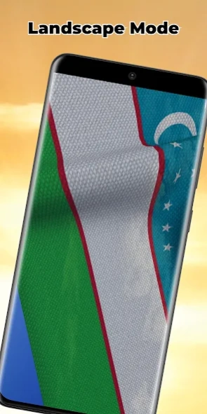 Uzbekistan Flag Live Wallpaper  Screenshot