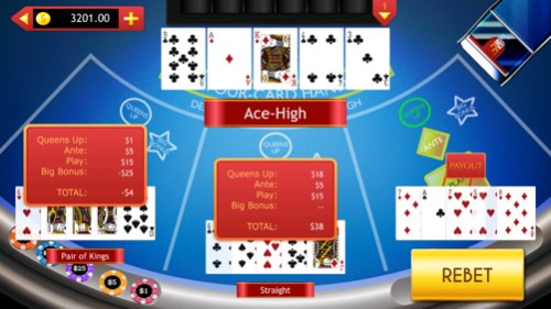 4 Card Hand Poker - Multihand 1.3 Screenshot