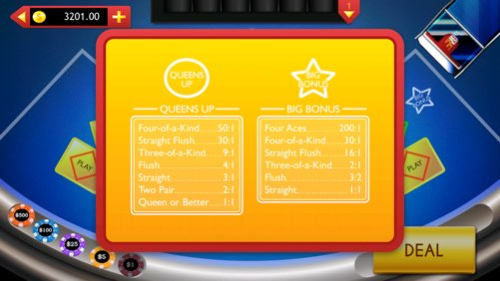 4 Card Hand Poker - Multihand 1.3 Screenshot