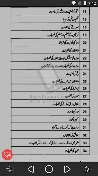 Forty Ahadees Urdu 1.16 Screenshot