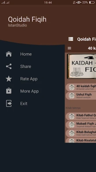 40 Kaidah Ushul Fiqih 1.10 Screenshot