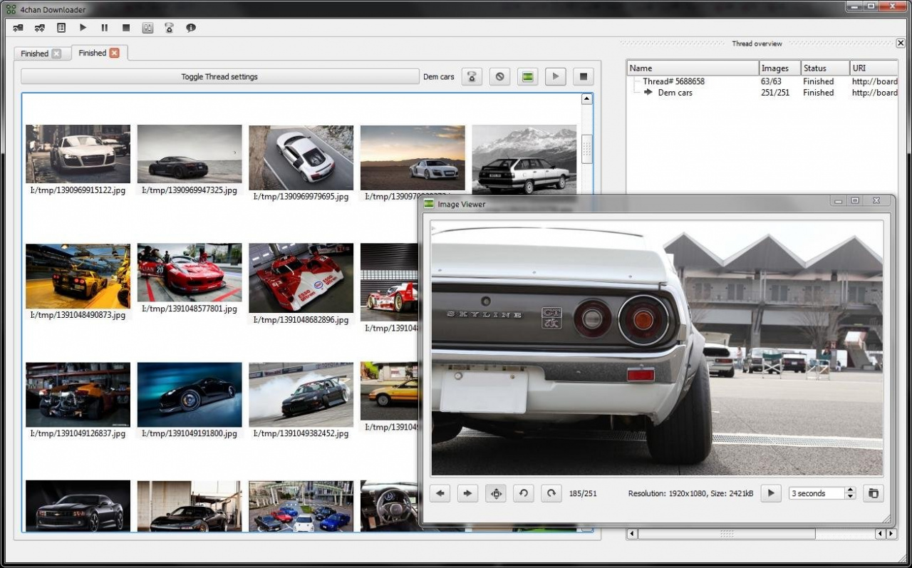 4chan Downloader 7.0 Screen Captures 1