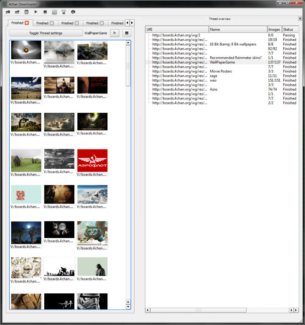 4chan Downloader 7.0 Display Captures 2