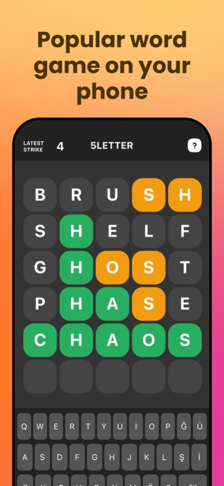 5 Letter - Word search puzzle 1.1.8 Screenshot