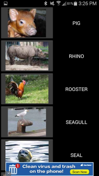 50 Animal Sounds 1.01 Screenshot