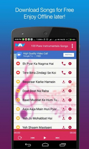 100 Best Instrumental Songs 1.0.0.17 Screenshot
