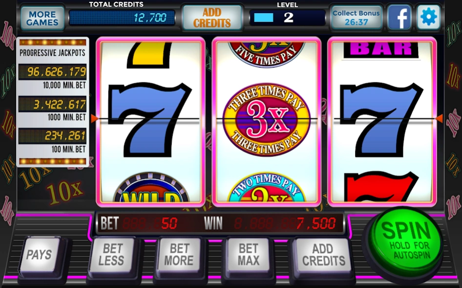 777 Hot Slots Classic Casino 2.0.5 Screenshot