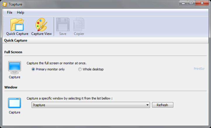 7capture 1.2.0.21 Screenshot