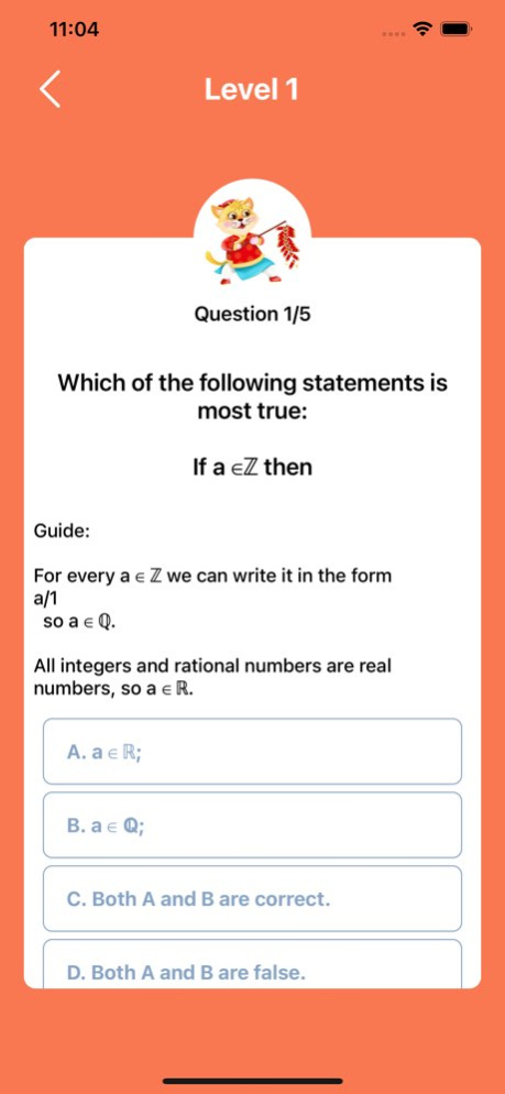 7th grade math learning game 1.0.53 Screenshot