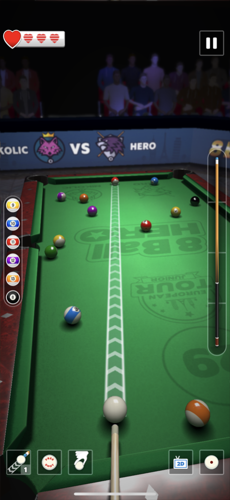 8 Ball Hero - Pool Puzzle Game 1.20 Screenshot
