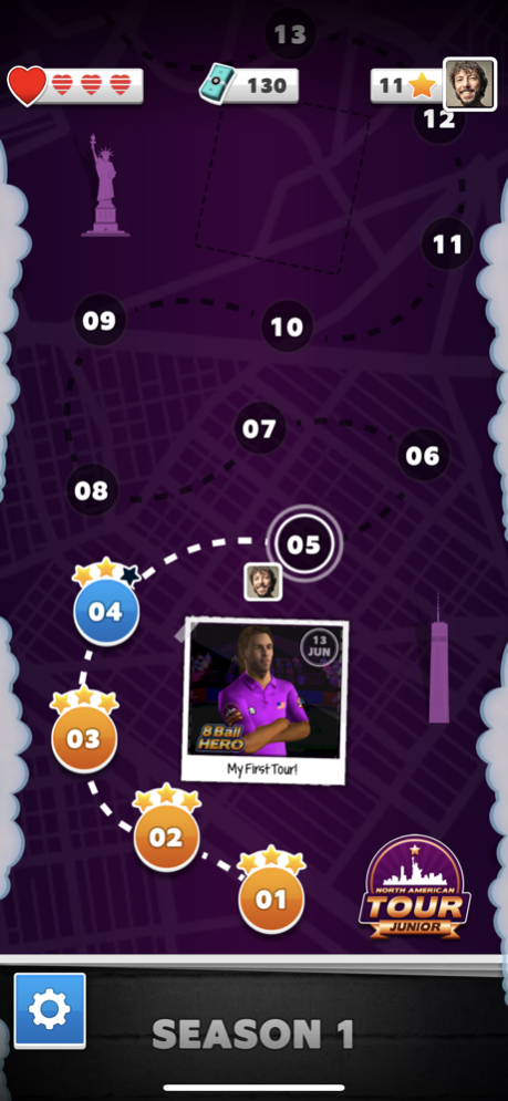 8 Ball Hero - Pool Puzzle Game 1.20 Screenshot