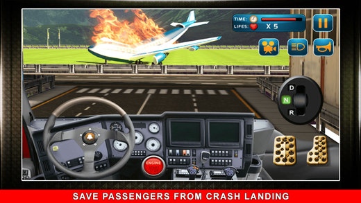 911 Fire Truck Simulator 3D – Drive The Emergency Vehicle & Rescue the Buildings on Fire 2.0 Screenshot
