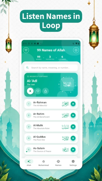 99 Names: Allah & Muhammad  Screenshot