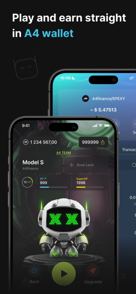 A4/SPEXY: crypto wallet 2.1.4 Screenshot