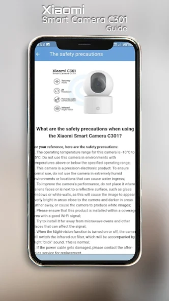 Xiaomi Smart Camera C301 Guide 3.0 Screenshot
