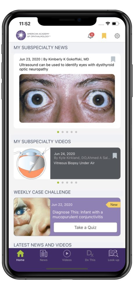 AAO Ophthalmic Education 3.0 Screenshot