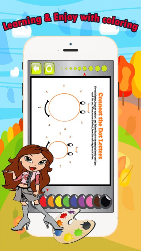 ABC Coloring Book Dot To Dot For Kids And Toddlers  Screenshot