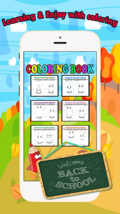 ABC Coloring Book Dot To Dot For Kids And Toddlers  Screenshot