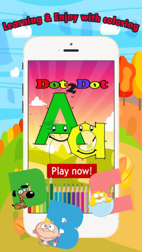 ABC Coloring Book Dot To Dot For Kids And Toddlers  Screenshot