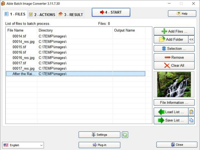 Able Batch Image Converter New 3.25.3.12 Screenshot