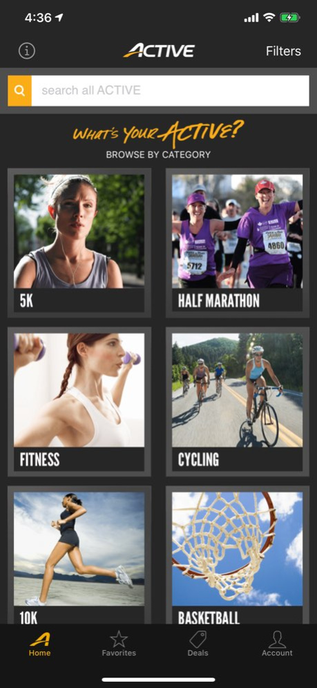 ACTIVE - Fitness Events 2.9.3 Screenshot