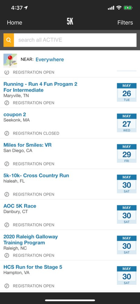 ACTIVE - Fitness Events 2.9.3 Screenshot