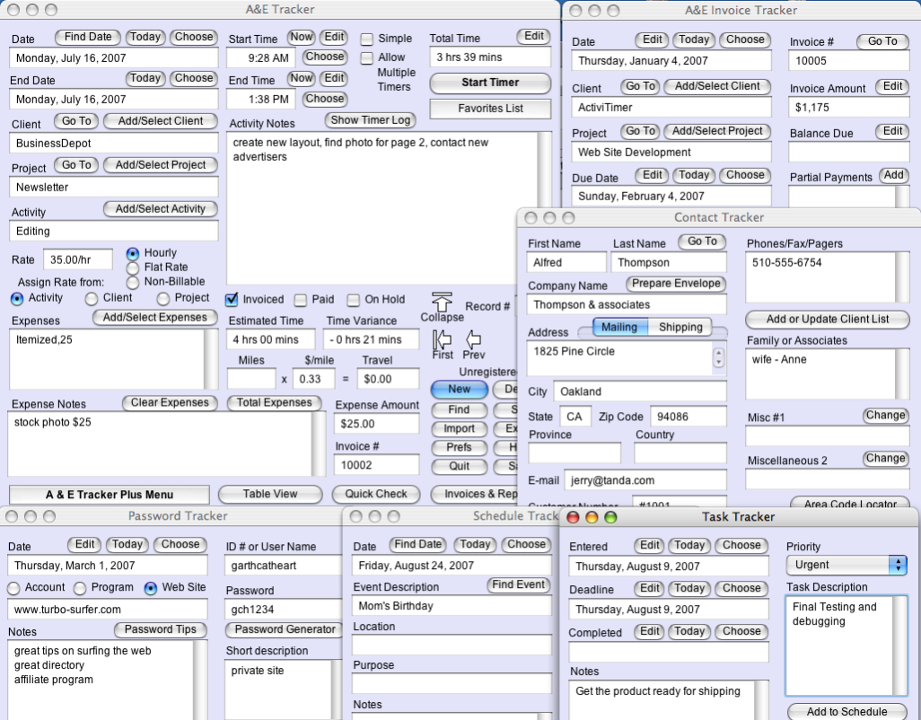 Activity and Expense Tracker Plus 1.9.6 Screenshot