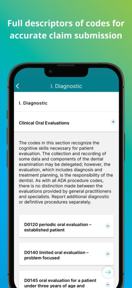 ADA CDT Coding 30.2 Screenshot