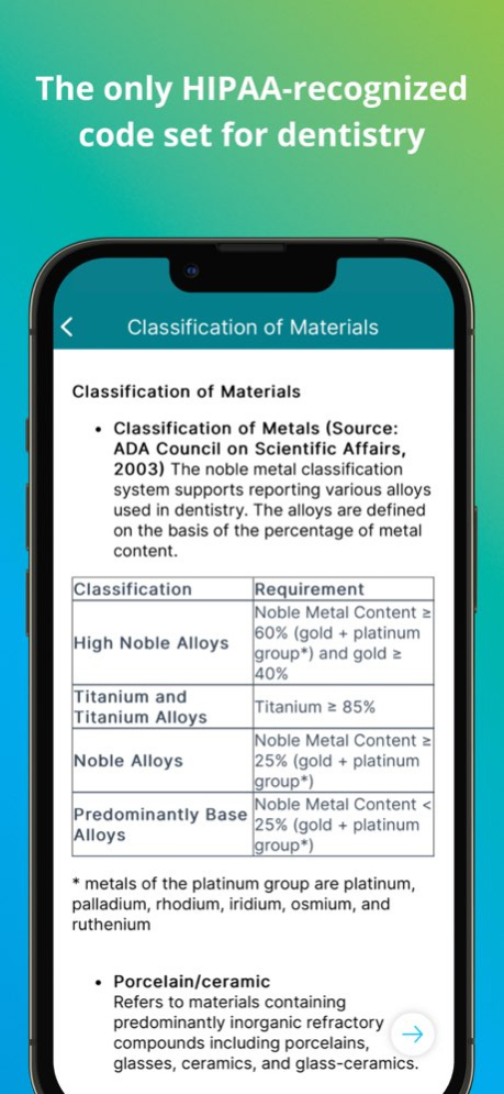 ADA CDT Coding 30.2 Screenshot
