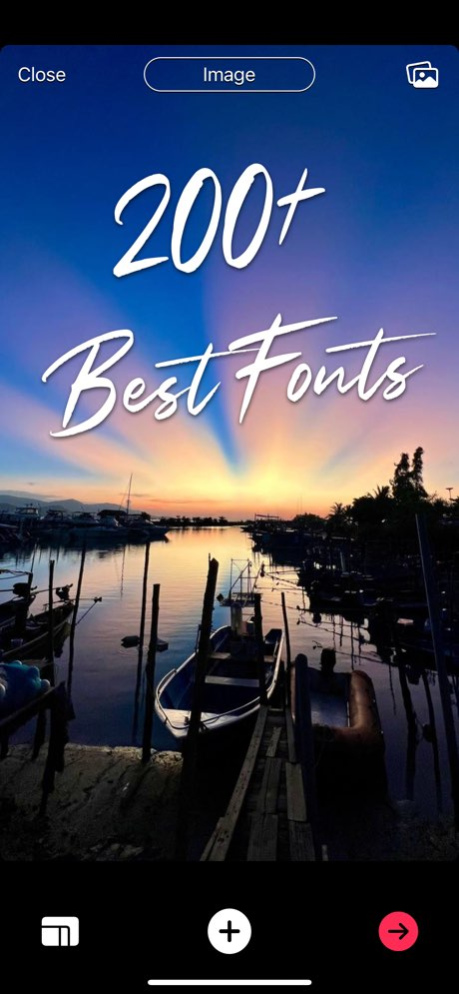 Add Text & Fonts to Photos 1.8.4 Screenshot