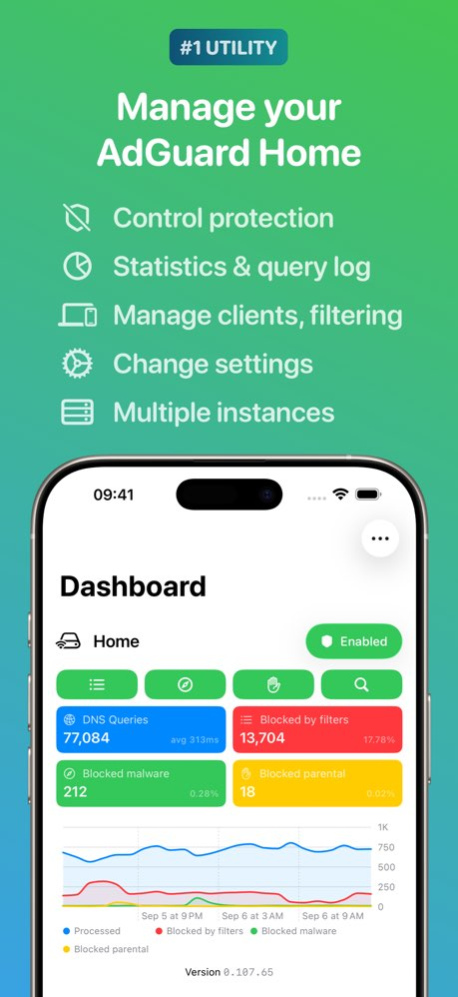 AdGuard Home Remote 9.5.1 Screenshot