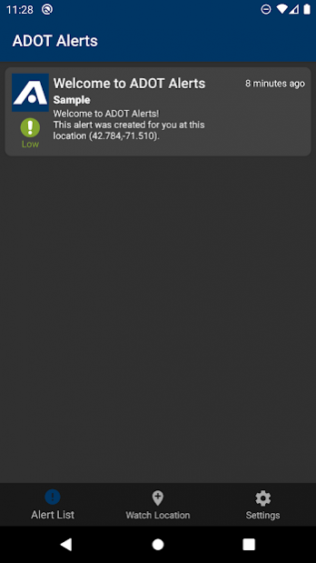ADOT Alerts 6.1.5 Screenshot